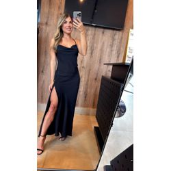 Vestido Laura Preto - VFVLP-0001 - ESTILO IT