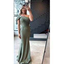 Vestido Caroline Verde Oliva - VLCVO-002 - ESTILO IT