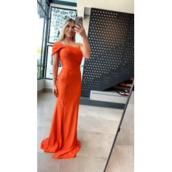  Vestido Caroline Laranja - VLCL-001 - ESTILO IT