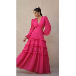 Vestido Liana Rosa - VLLANR-001 - ESTILO IT