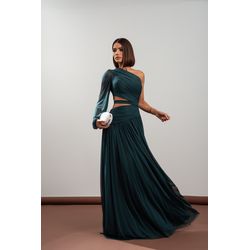 Vestido Stéfany Esmeralda - VLSTFE-009 - ESTILO IT