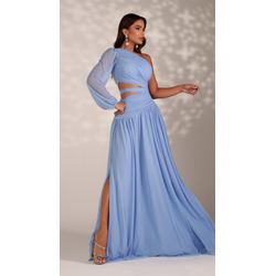Vestido Stéfany Azul Serenity - VLSAS-02 - ESTILO IT