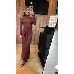 Vestido Cíntia Marrom - VMCNTM-003 - ESTILO IT