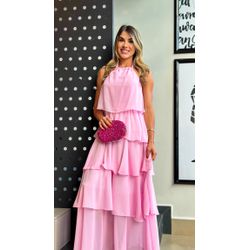 Vestido Jaqueline Rosa - VLJQLR-003 - ESTILO IT