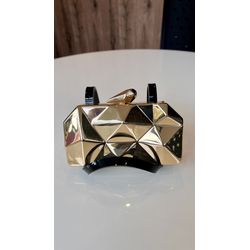 Clutch Geométrica Dourada - CLT-G-D-206 - ESTILO IT