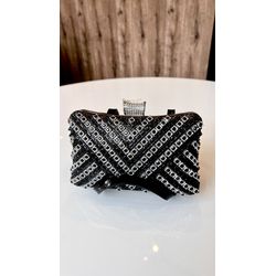 Clutch Pedrarias Preta - CLTCPVB-001 - ESTILO IT
