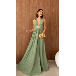 Vestido Luísa Verde Oliva - VLLUSVO-002 - ESTILO IT