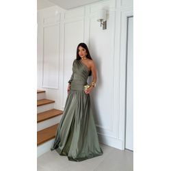 Vestido Nicole Verde Oliva - VLNCLVO-001 - ESTILO IT