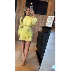 Vestido Mariana Amarelo - VCMRANA-004 - ESTILO IT