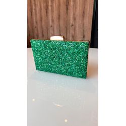 Clutch Pedrarias Verde Bandeira - CLTCPVB-002 - ESTILO IT