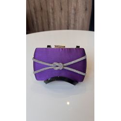 Clutch Cetim Roxa - CLTCR-001 - ESTILO IT