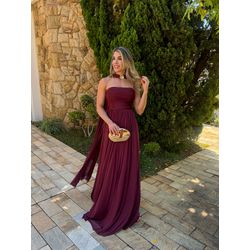 Vestido Coraline Marsala - VLCRLNM-001 - ESTILO IT