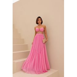 Vestido Clarice Rosa Claro - VLCLRCRC-001 - ESTILO IT