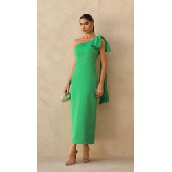 Vestido Andresa Verde Bandeira - VMAVB-02 - ESTILO IT