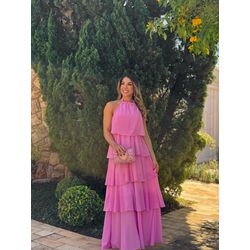 Vestido Jaqueline Rosa - VLJQLNRC-001 - ESTILO IT