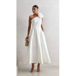 Vestido Alexandra Off White - VM-ALXD-OFF-118 - ESTILO IT