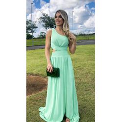  Vestido Isis Tule Verde Menta - VL-IS-VM-75 - ESTILO IT
