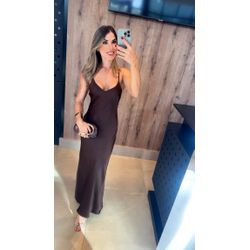 vestido Maiara marrom - VL-MIA-MRM-130 - ESTILO IT