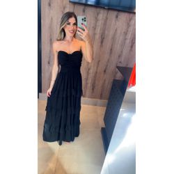 vestido Paola preto - VL-PL-P-198 - ESTILO IT