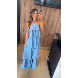 Vestido Rubia azul serenity - VL-RBA-AS-214 - ESTILO IT