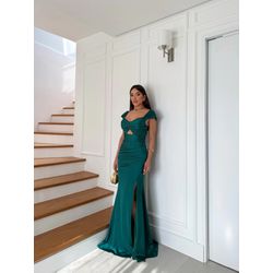 Vestido Thaiane Esmeralda - VL-THN-VE-215 - ESTILO IT