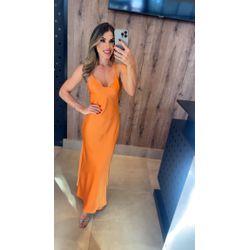 vestido maiara laranja - VL-MRA-LJ-130 - ESTILO IT