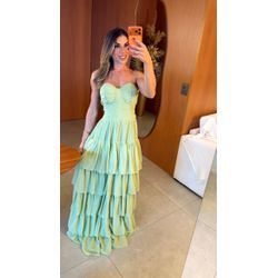 vestido Lorena Menta - VL-LRN-LM-10 - ESTILO IT