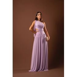 Vestido Stéfany s manga lavanda - VL-STFANY-S-MG-L... - ESTILO IT