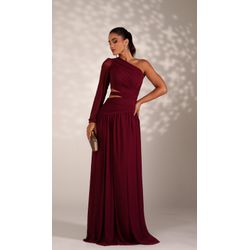 Vestido Stéfany Marsala - VL-STY-MS-12 - ESTILO IT