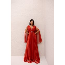 vestido Maisa Terracota - VL-MIAS-TC-227 - ESTILO IT