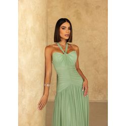 vestido lua verde - VL-LA-V-19 - ESTILO IT