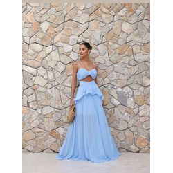 vestido jasmine azul serenity - VL-JMN-ASY-106 - ESTILO IT