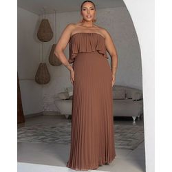 vestido nina marrom - VL-NN-MRM-231 - ESTILO IT