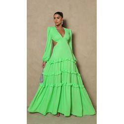 Vestido Giovana verde lima - VL-GI-VL-56 - ESTILO IT