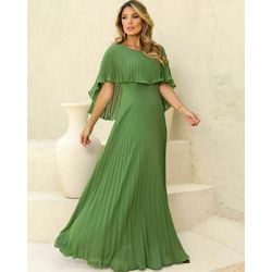 vestido laisa verde oliva - VL-LS-VO-230 - ESTILO IT