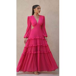 Vestido Giovana Pink - VL-GI-PK-56 - ESTILO IT