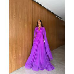 vestido ester roxa - VL-ETR-RX-114 - ESTILO IT