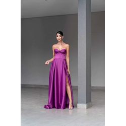 vestido Lídia roxo - VL-LDA-RX-249 - ESTILO IT