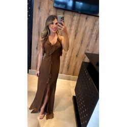 vestido Mariane marrom - VL-MRN-MRM-250 - ESTILO IT