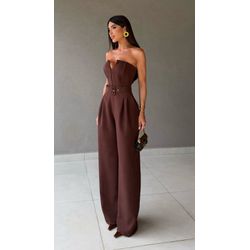 macacão Mile marrom - MC-ML-MRM-258 - ESTILO IT