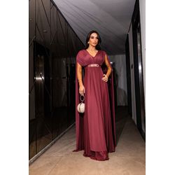 Vestido Athena Marsala - VL-AHN-MSL-271 - ESTILO IT