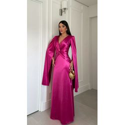 Vestido Fernanda Fucsia - VFLF-1 - ESTILO IT