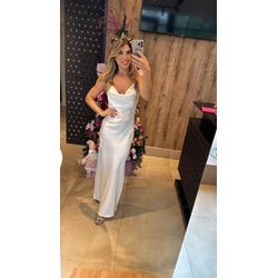vestido Luna off-white - VLNAB_001 - ESTILO IT