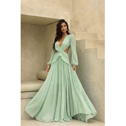 vestido Elaine verde menta - VL-ELN-VM-83 - ESTILO IT