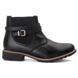 Bota Feminina Cano Baixo Chelsea - BOTACHELSEPTO - Estilo Shoes