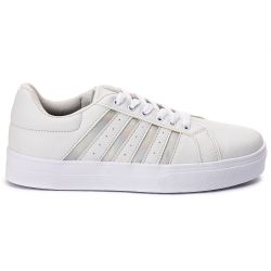 Tênis Casual Holografico Prata Ayla - ADIDASPRA - Estilo Shoes