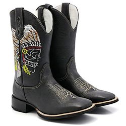 Bota Texana Masculino Bordado Indio - b16 - SB Sistema Bruto