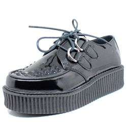 Creeper Verniz Preto Estilo Veggie Shoes - Cre10 - ESTILO VEGGIE SHOES