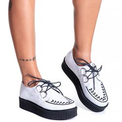 Creeper Branco Estilo Veggie Shoes - Cre08 - ESTILO VEGGIE SHOES