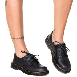 Sapato Colegial Inglês Estilo Veggie Proença Preto... - ESTILO VEGGIE SHOES